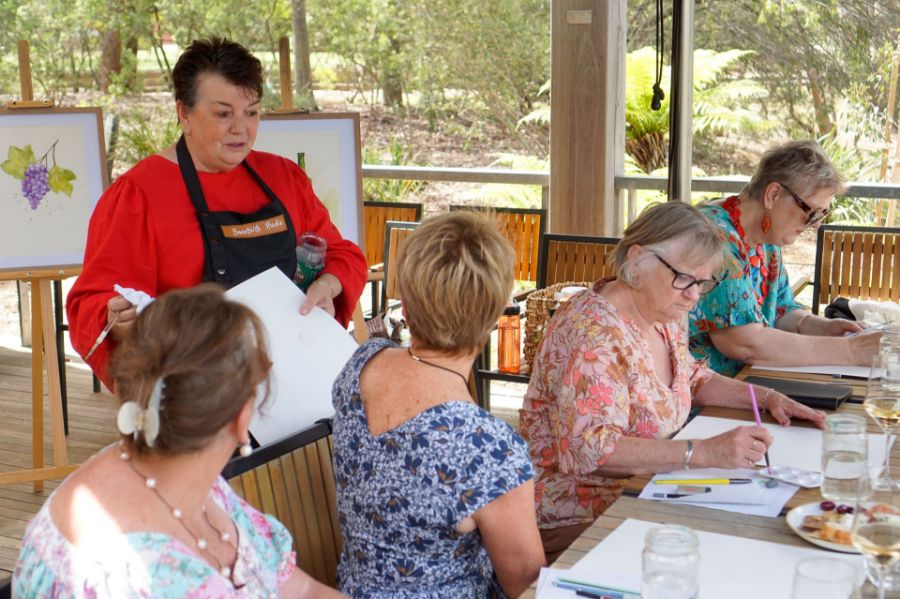Sip & Paint at Tahbilk